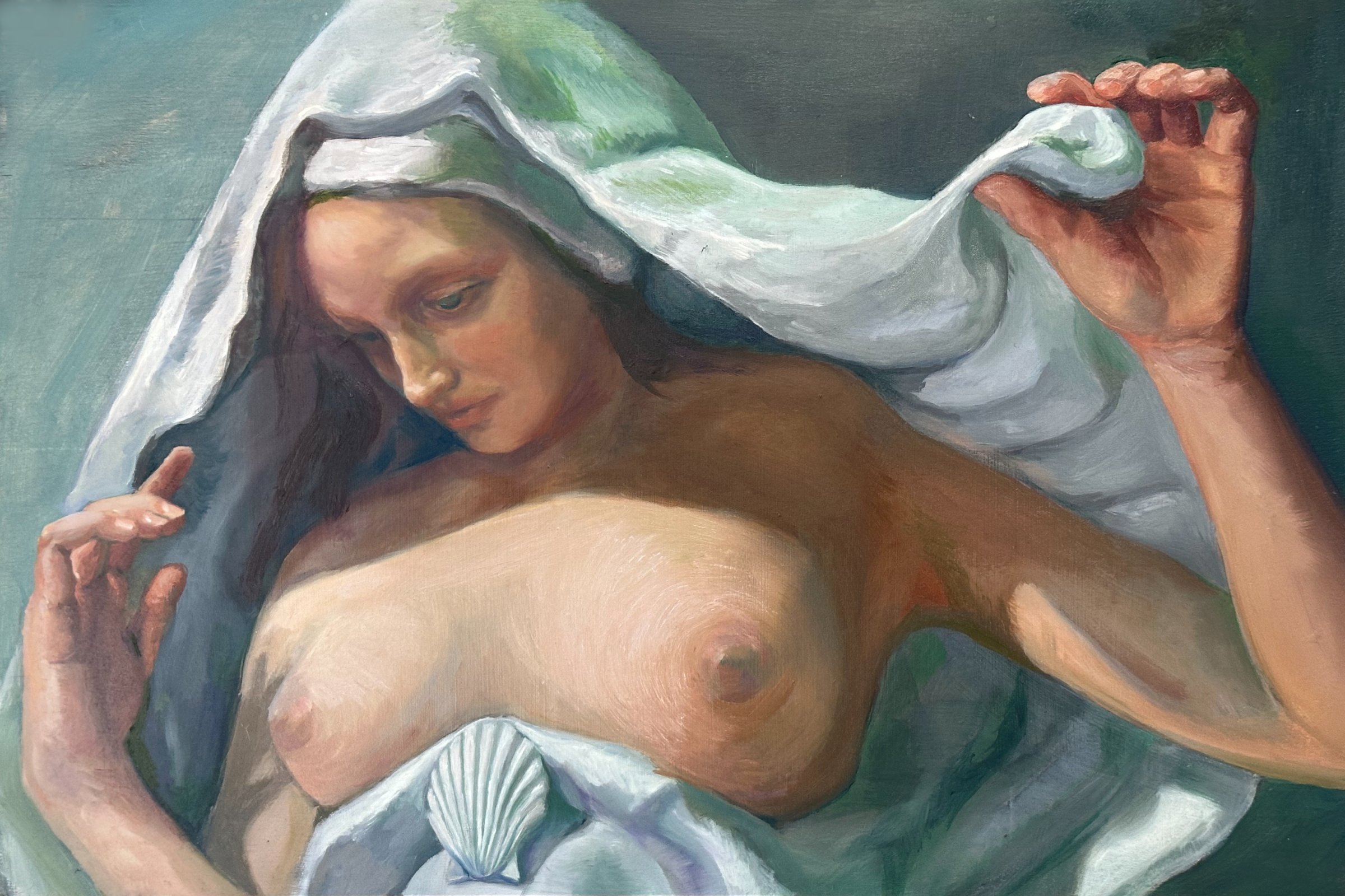 Unveiling Nature — oil on linen